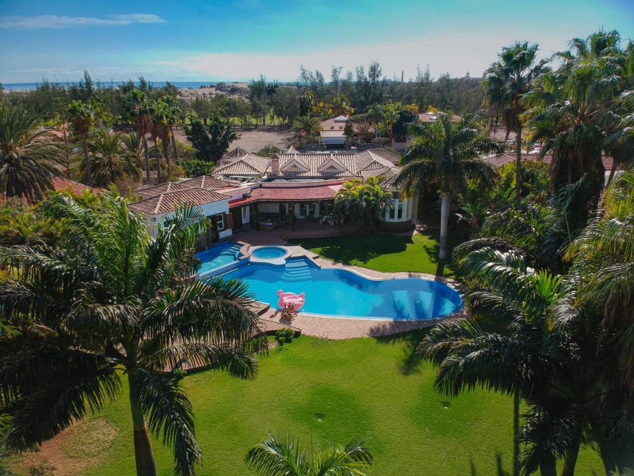 Maspalomas Golfside Luxury Villa San Bartolomé エクステリア 写真